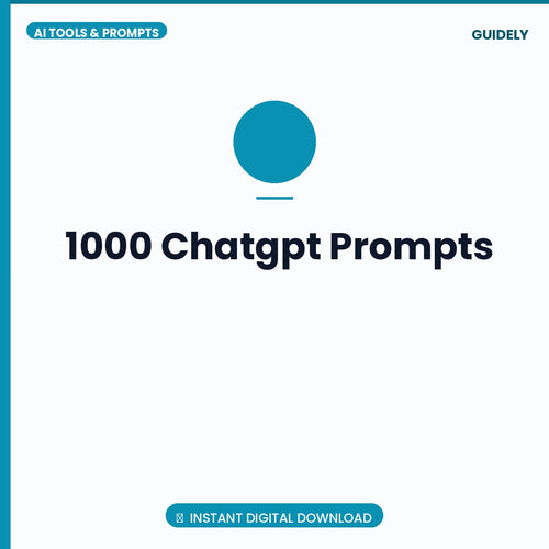 1000 Chatgpt Prompts