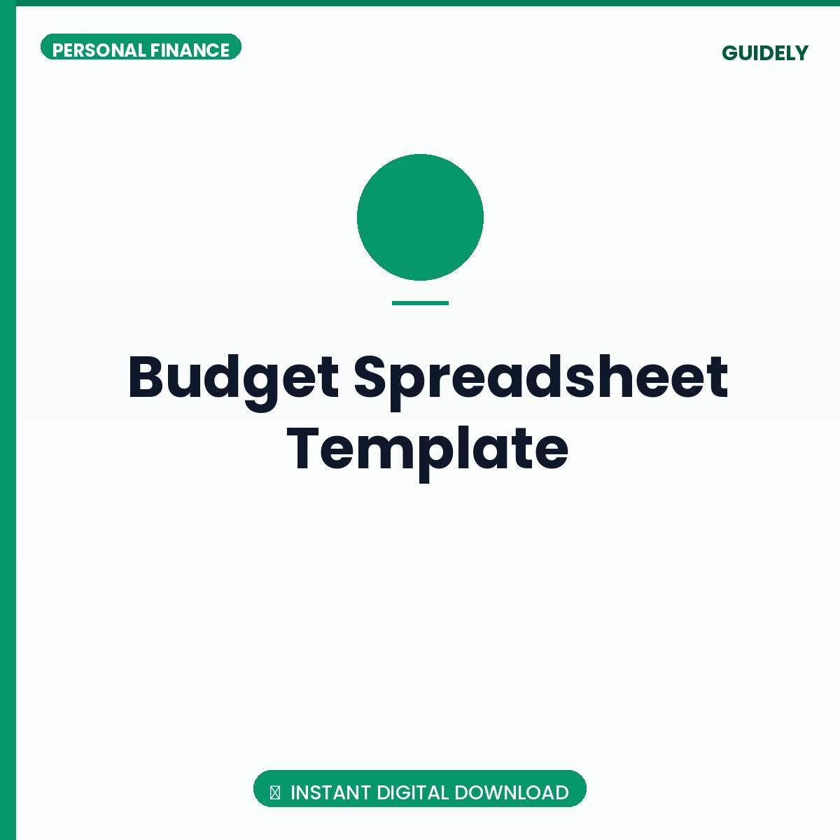 Budget Spreadsheet Template