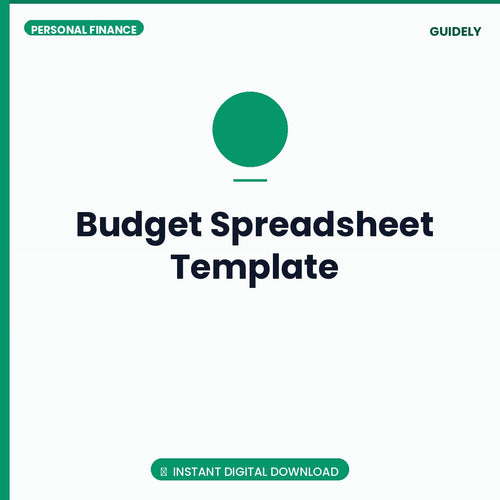 Budget Spreadsheet Template