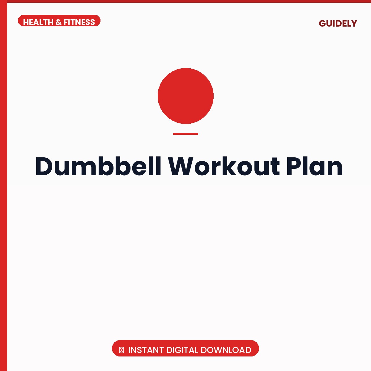 Dumbbell Workout Plan