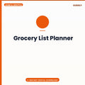 Grocery List Planner