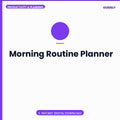 Morning Routine Planner