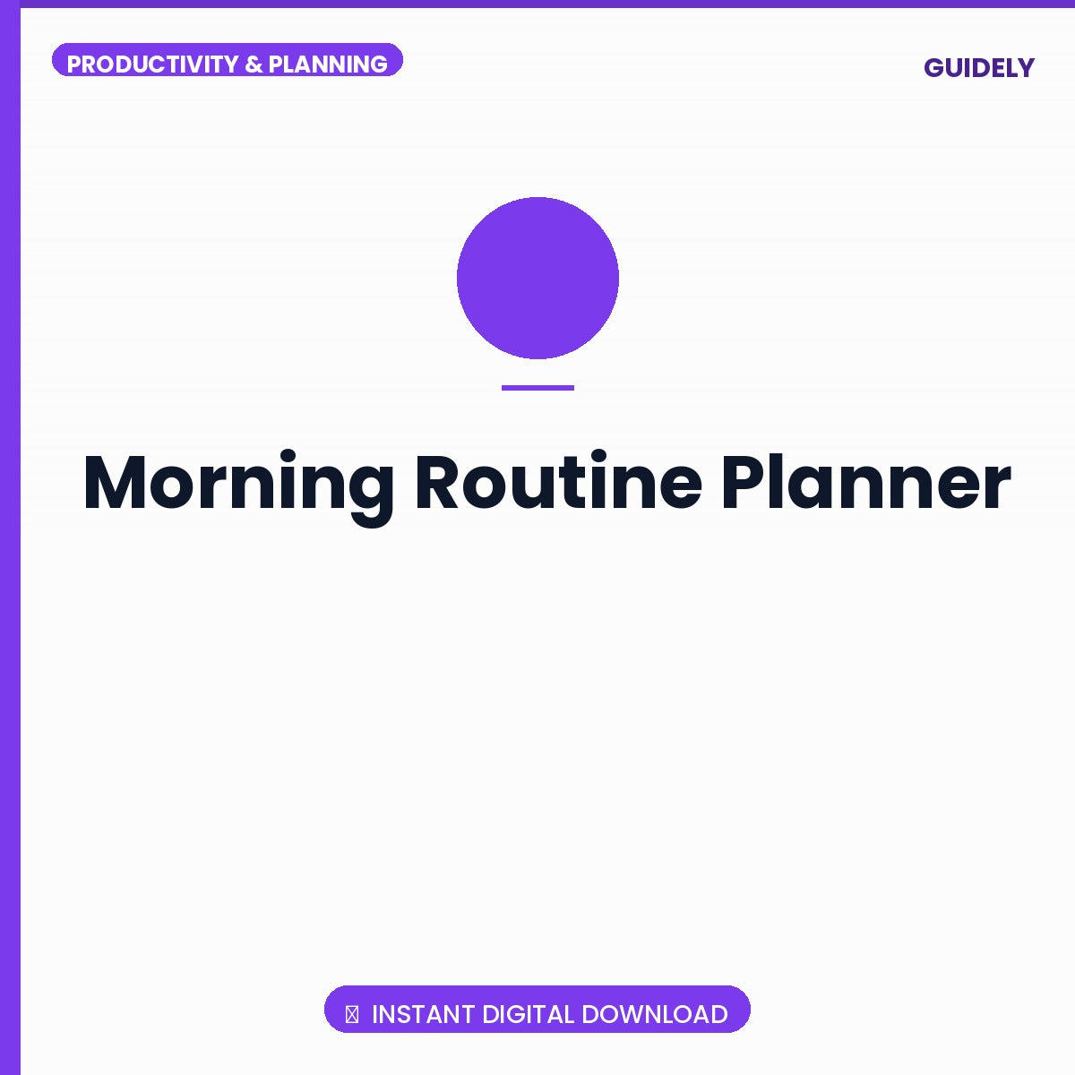 Morning Routine Planner