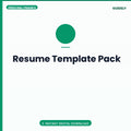 Resume Template Pack