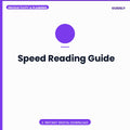 Speed Reading Guide