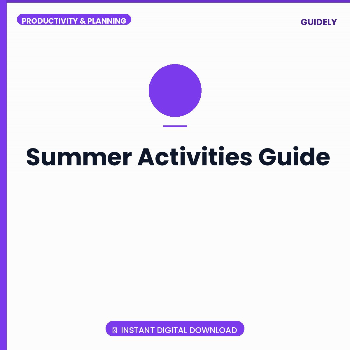 Summer Activities Guide
