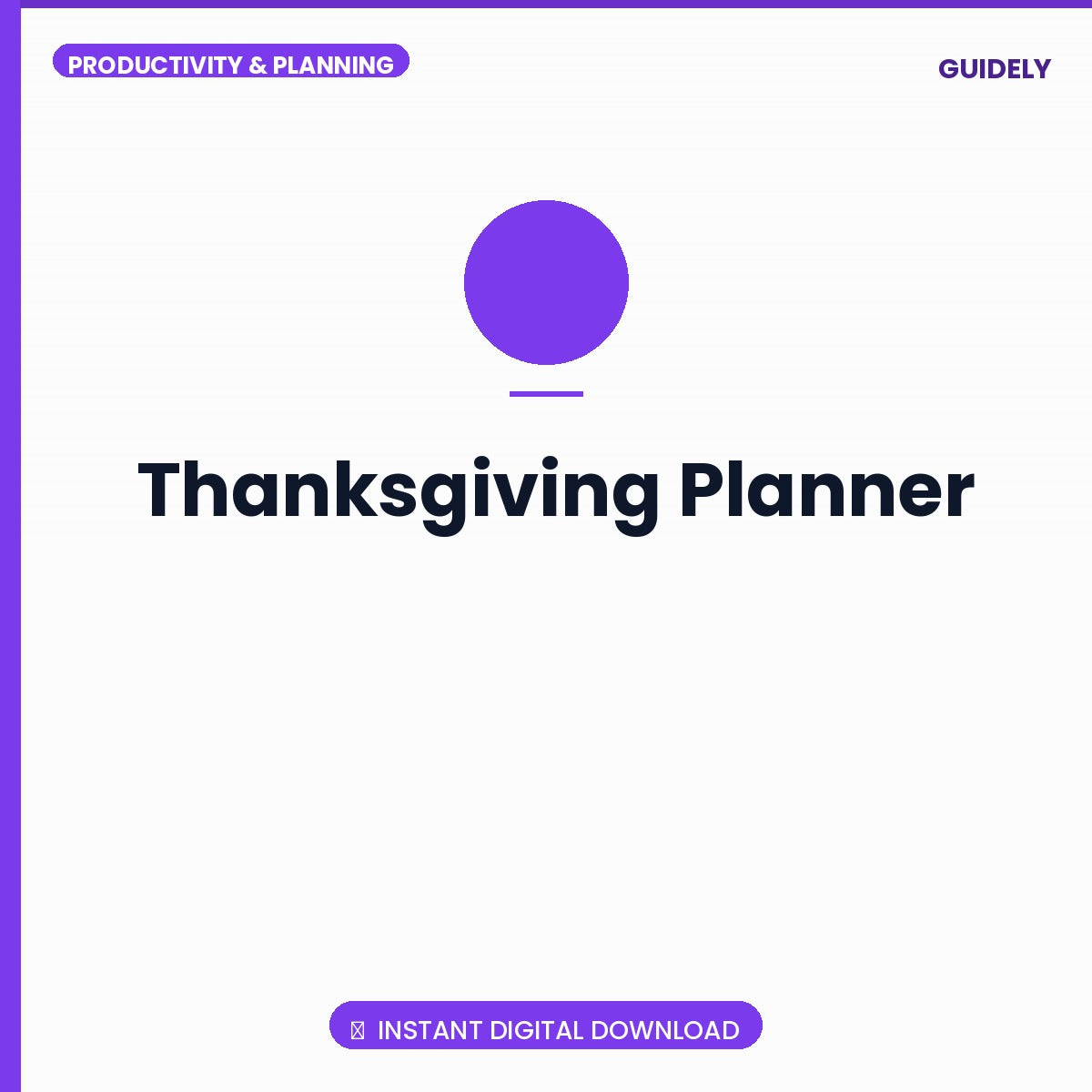 Thanksgiving Planner