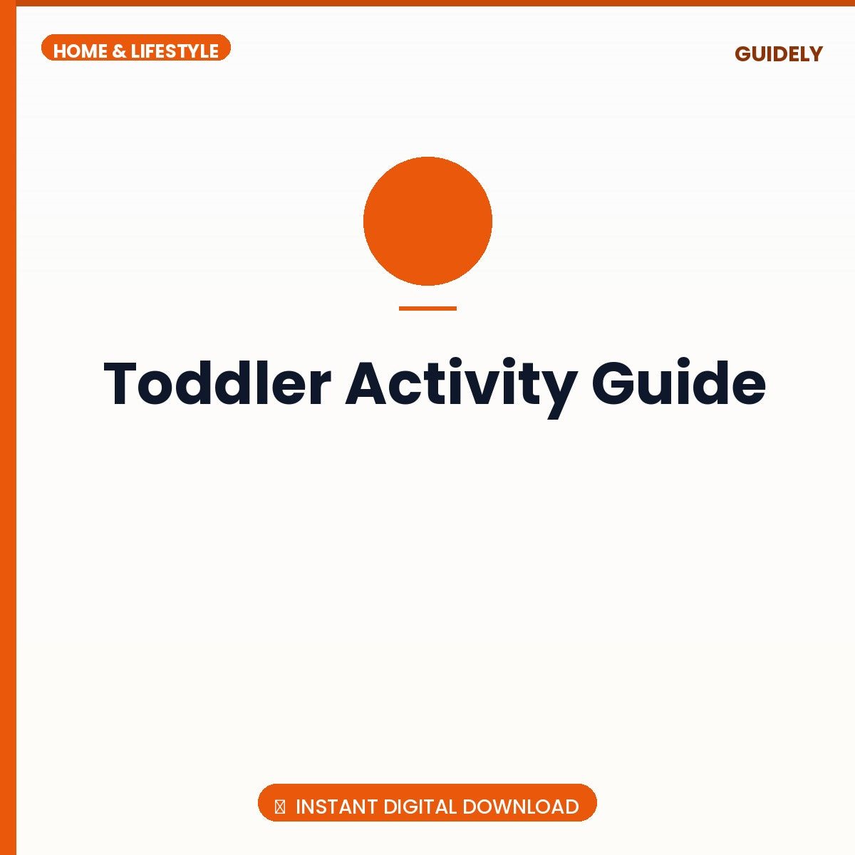Toddler Activity Guide